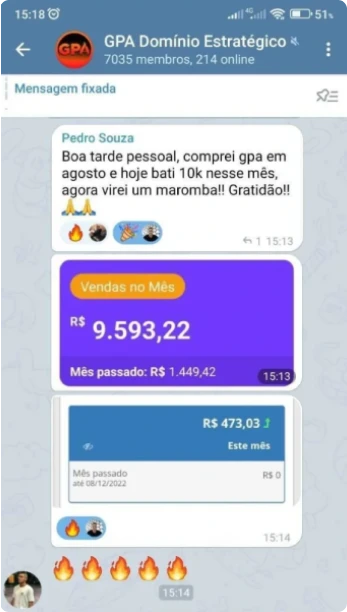 Depoimento real de aluno do GPA 3.0 Caio Calderaro – comissão em dólar