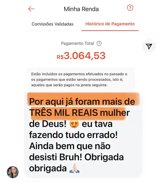 Depoimento de Aluna feliz com suas vendo com o Curso Renda com Lojas Parceiras