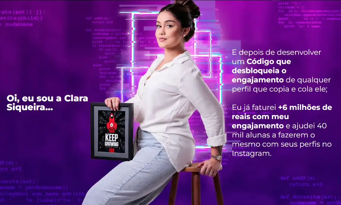 Quem é Clara Siqueira? Conheça a mentora por trás do método PEV