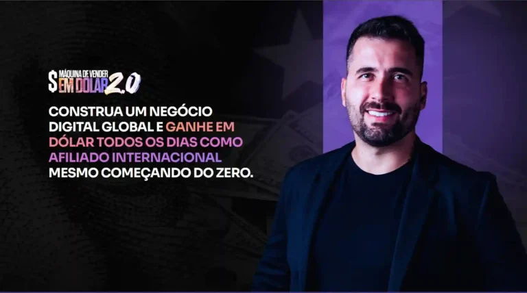 Caio Calderaro, criador do curso Máquina de Vender em Dólar
